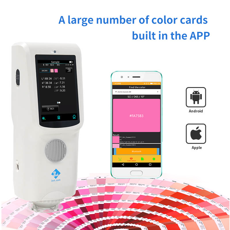 Máy đo màu quang phổ 3nh CR9 (Advanced Edition) 19 20210805144936755