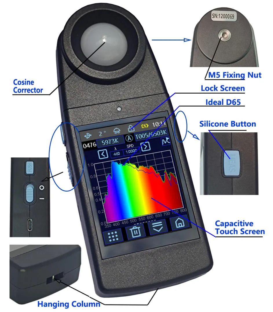Máy Đo Màu Sắc Bức Xạ Huicolor CL500 13 31a5dec99f05c51