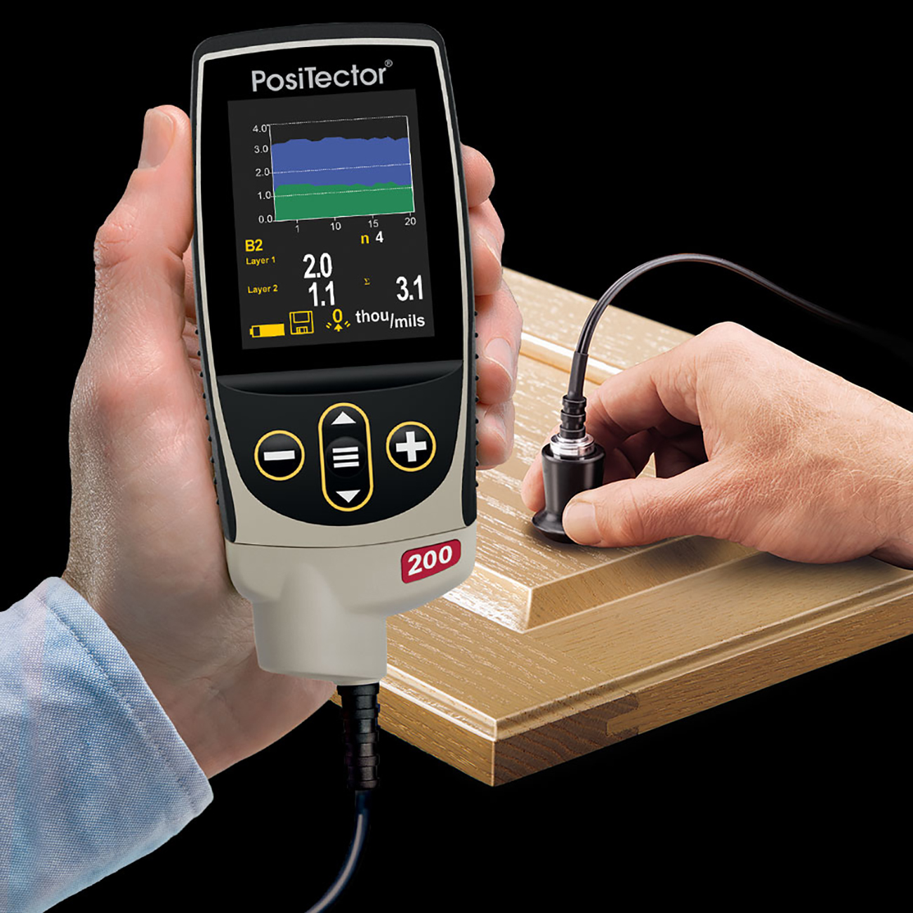 Máy đo độ dày lớp phủ Defelsko PosiTector 200C1 6 Máy đo độ dày lớp phủ Defelsko PosiTector 200C1 - Ảnh 4