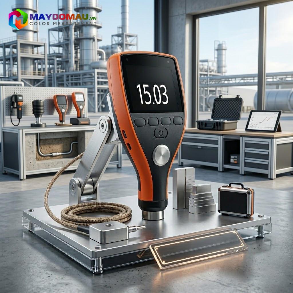 Máy đo độ dày vật liệu siêu âm Elcometer MTG6DL-TXC 4 Máy đo độ dày vật liệu siêu âm Elcometer MTG6DL-TXC - Ảnh 3