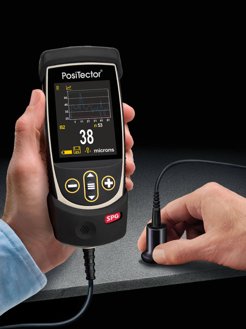 Máy Đo Độ Nhám Bề Mặt Defelsko PosiTector SPG3 8 may do do nham be mat positector spg3 2