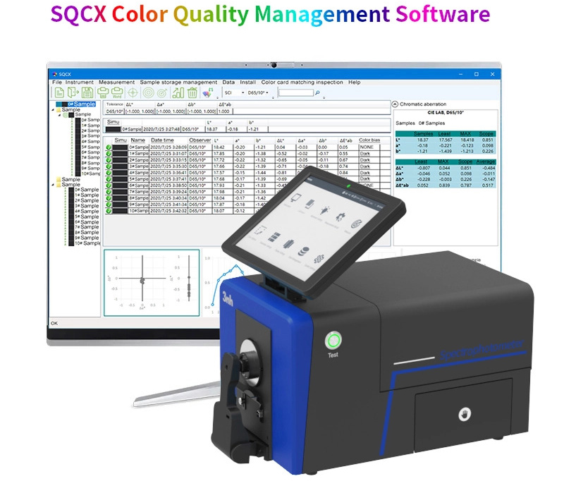 Máy đo quang phổ để bàn 3nh TS8560 (360nm–780nm) 20 may do quang pho de ban 3nh ts8560 360nm780nm 2