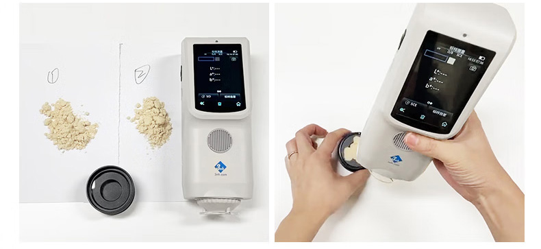 Máy quang phổ đo màu 3nh TS7020 (Dual-24 array sensor; ΔE*ab 0.08) 11 powder color measurement