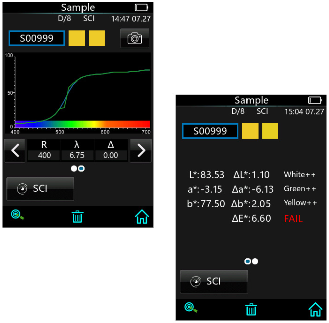 Máy đo màu quang phổ 3nh CR9 (Advanced Edition) 23 screenshot 1782405053