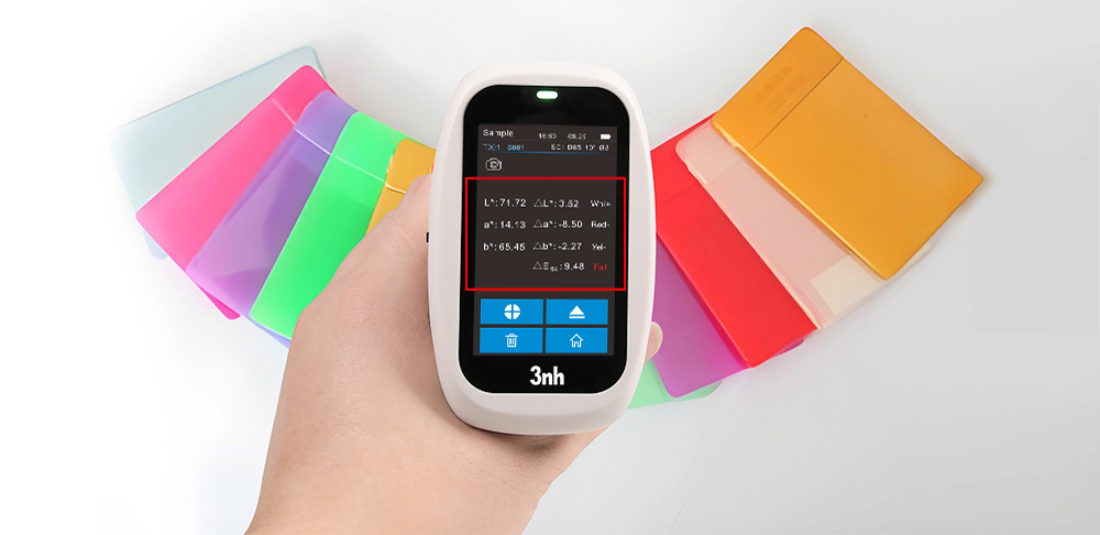 3nh PS110 Portable Spectrophotometer (400–700nm, D/8) 14 1.Excellent Measurement Performance