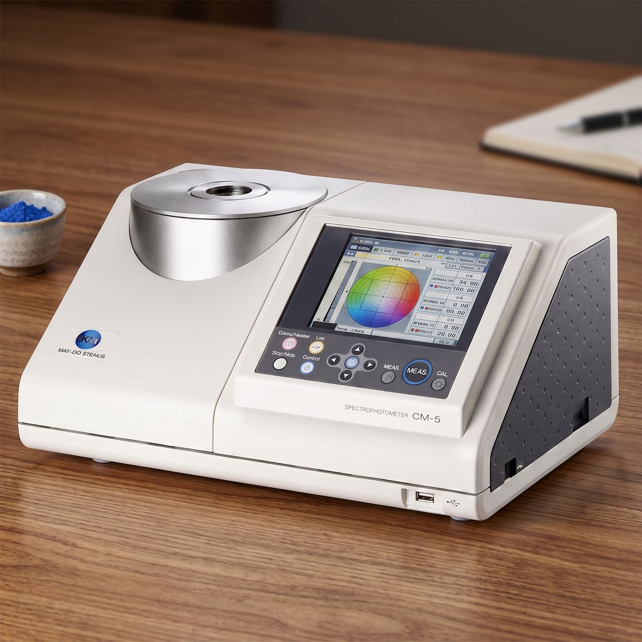 Máy Đo Màu Quang Phổ Konica Minolta Cm-5 6 Máy Đo Màu Quang Phổ Konica Minolta Cm-5 - Ảnh 4