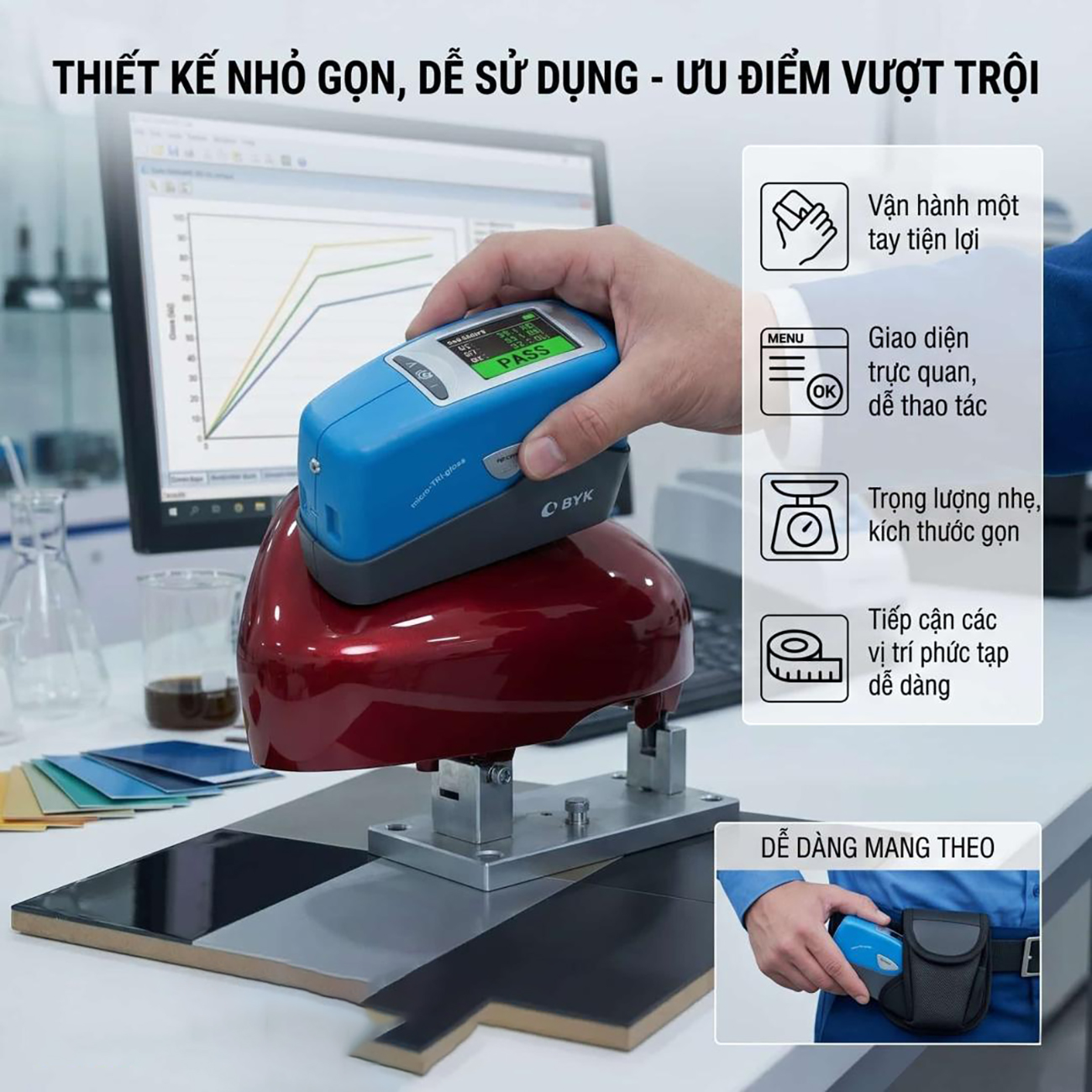 Máy đo độ bóng BYK 4561 5 Máy đo độ bóng BYK 4561 - Ảnh 3