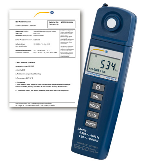 Thiết Bị Đo Ánh Sáng PCE 170 A-ICA (0.00~40,000 lux; ± 3%) 3 Thiết Bị Đo Ánh Sáng PCE 170 A-ICA (0.00~40,000 lux; ± 3%)