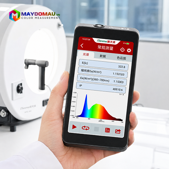 Máy Đo Màu Bức Xạ Quang Phổ EVERFINE SPIC-301 (380nm~780nm) 4 Máy Đo Màu Bức Xạ Quang Phổ EVERFINE SPIC-301 (380nm~780nm) - Ảnh 3