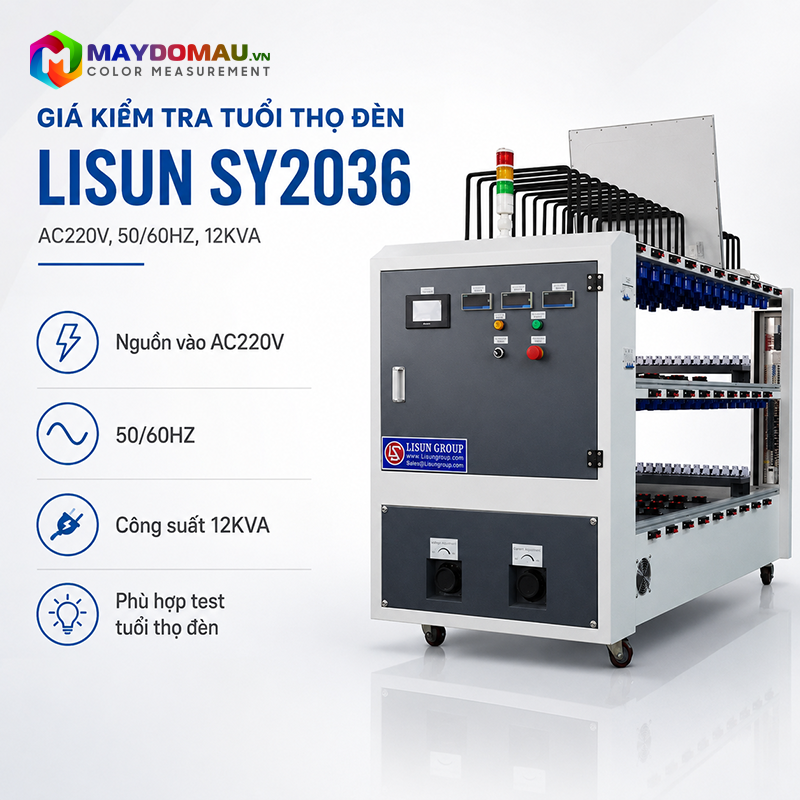 Giá Kiểm Tra Tuổi Thọ Đèn Lisun SY2036 (AC220V, 50/60HZ, 12KVA) 6 Giá Kiểm Tra Tuổi Thọ Đèn Lisun SY2036 (AC220V, 50/60HZ, 12KVA) - Ảnh 4
