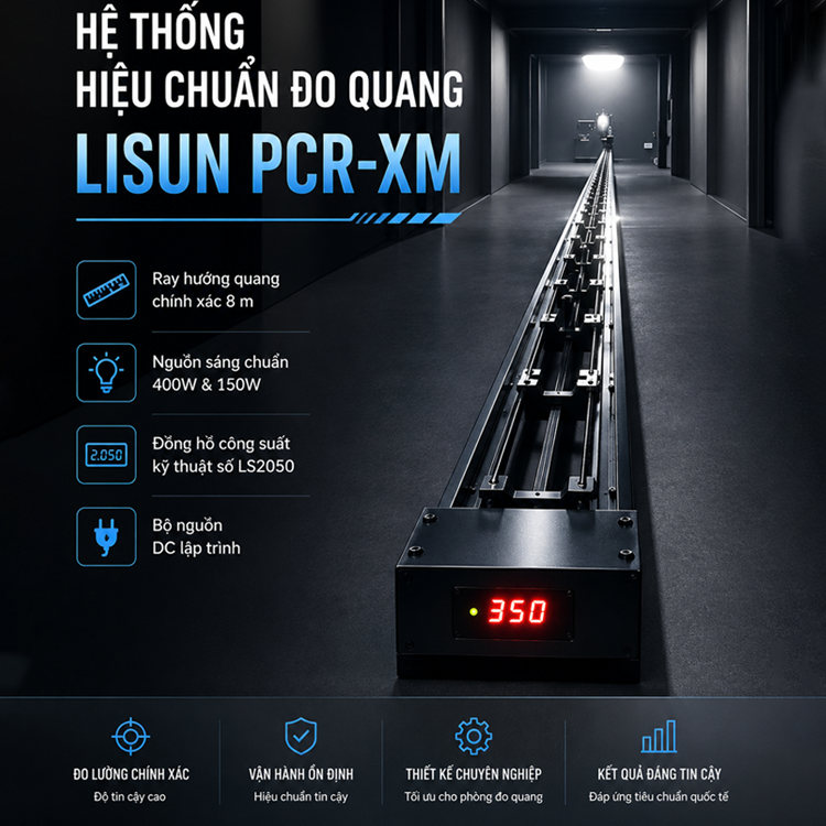Hệ Thống Hiệu Chuẩn Đo Quang Lisun PCR-XM 4 Hệ Thống Hiệu Chuẩn Đo Quang Lisun PCR-XM - Ảnh 2