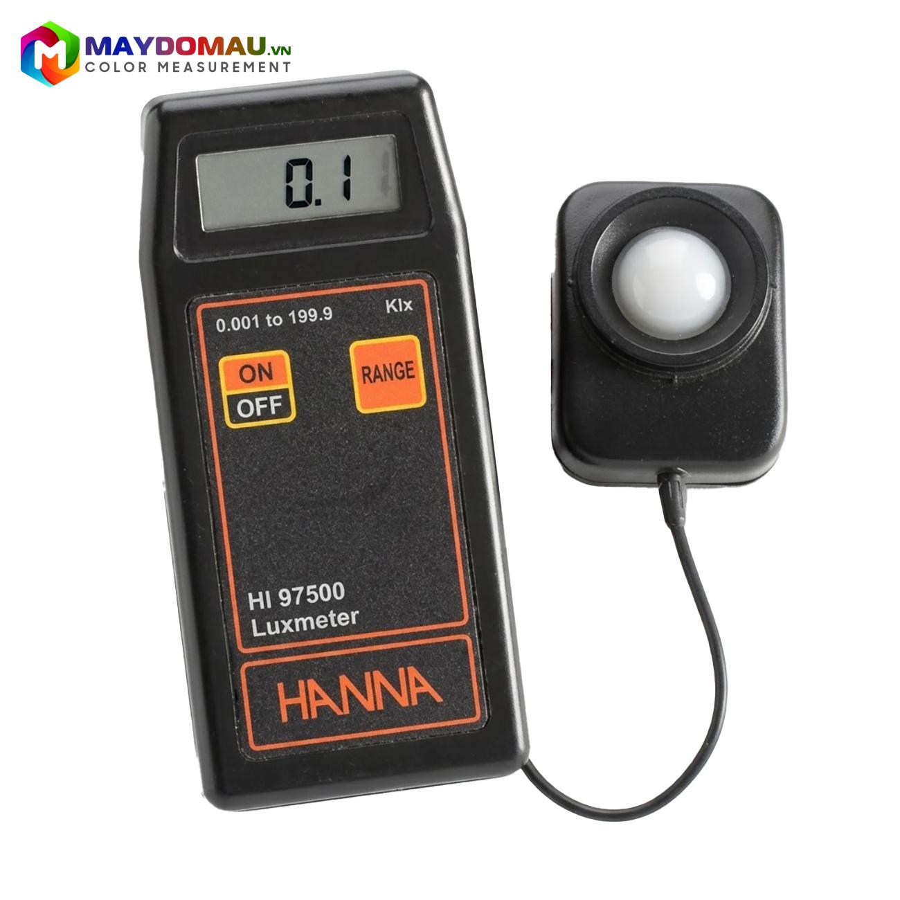 Máy đo cường độ ánh sáng HANNA HI97500 (0.001-1.999Klux; 0.01-19.99Klux; 0.1-199.9Klux) 3 Máy đo cường độ ánh sáng HANNA HI97500 (0.001-1.999Klux; 0.01-19.99Klux; 0.1-199.9Klux)