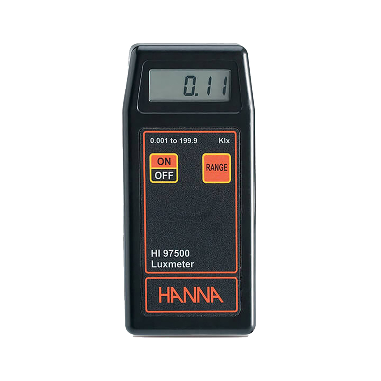 HANNA HI97500 Lux Meter (0.001–1.999 Klux; 0.01–19.99 Klux; 0.1–199.9 Klux) 3 HANNA HI97500 Lux Meter (0.001–1.999 Klux; 0.01–19.99 Klux; 0.1–199.9 Klux) - Image 2