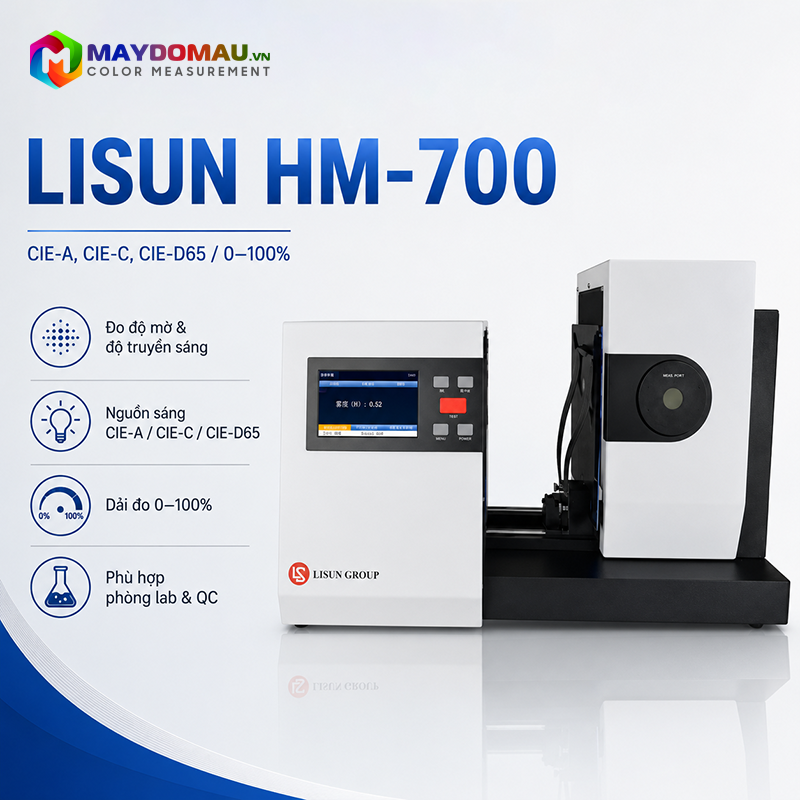 Máy Độ Mờ Và Độ Truyền Sáng Lisun HM-700 (CIE-A,CIE-C,CIE-D65 / 0-100%) 7 may do mo va do truyen sang lisun hm 700 cie acie ccie d65 0 100