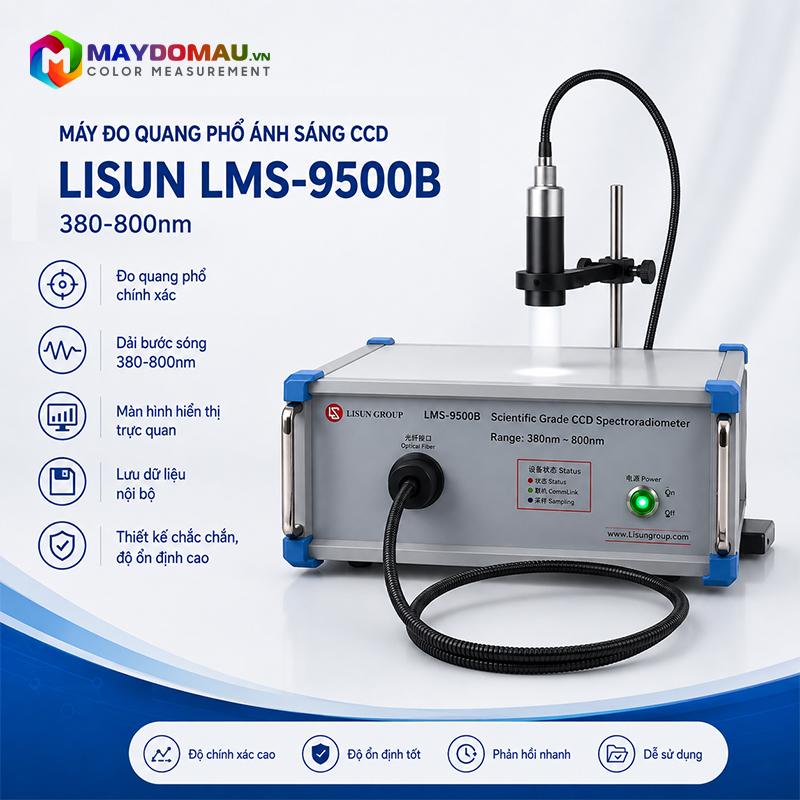 Máy Đo Quang Phổ Ánh Sáng CCD Lisun LMS-9500B (380nm ~ 800nm) 5 Máy Đo Quang Phổ Ánh Sáng CCD Lisun LMS-9500B (380nm ~ 800nm) - Ảnh 3