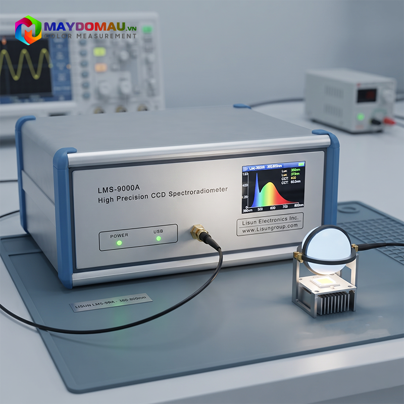 Máy Đo Quang Phổ Ánh Sáng Lisun LMS-9000A (380nm~800nm) 5 Máy Đo Quang Phổ Ánh Sáng Lisun LMS-9000A (380nm~800nm) - Ảnh 3