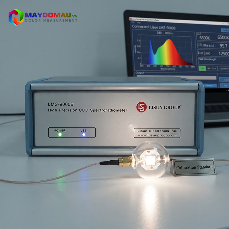 Máy Đo Quang Phổ Ánh Sáng Lisun LMS-9000B (380 ~ 800nm) 5 Máy Đo Quang Phổ Ánh Sáng Lisun LMS-9000B (380 ~ 800nm) - Ảnh 3