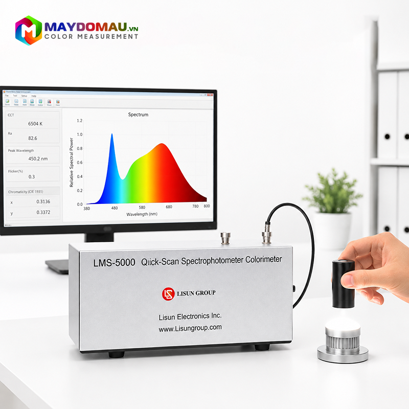 Máy Đo Quang Phổ Đèn Lisun LMS-5000 (380nm~800nm) 5 Máy Đo Quang Phổ Đèn Lisun LMS-5000 (380nm~800nm) - Ảnh 3