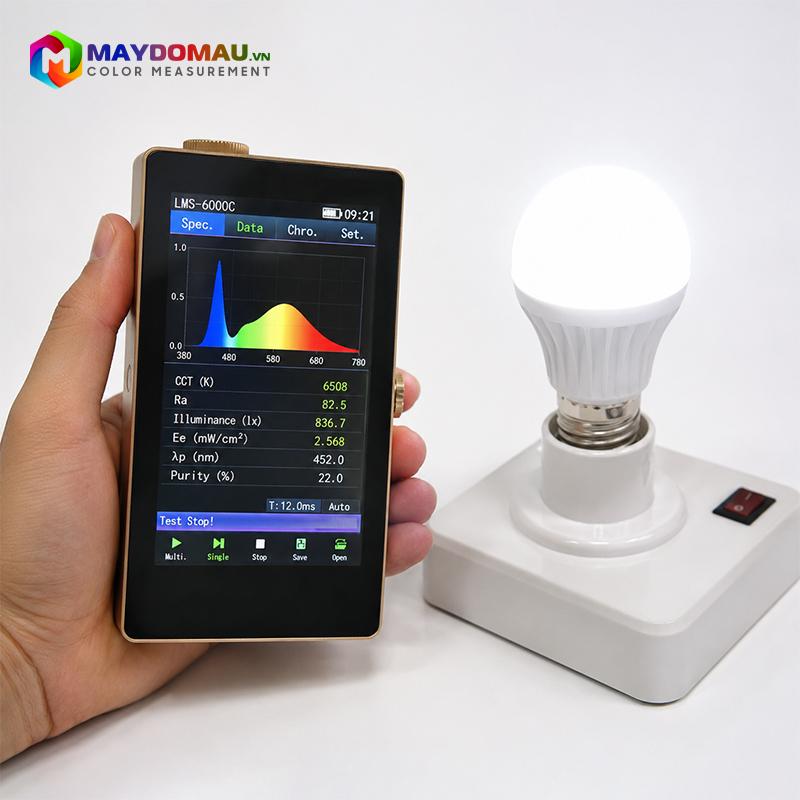 Máy Đo Quang Phổ Ánh Sáng Lisun LMS-6000S (350~950nm) 4 Máy Đo Quang Phổ Ánh Sáng Lisun LMS-6000S (350~950nm) - Ảnh 2