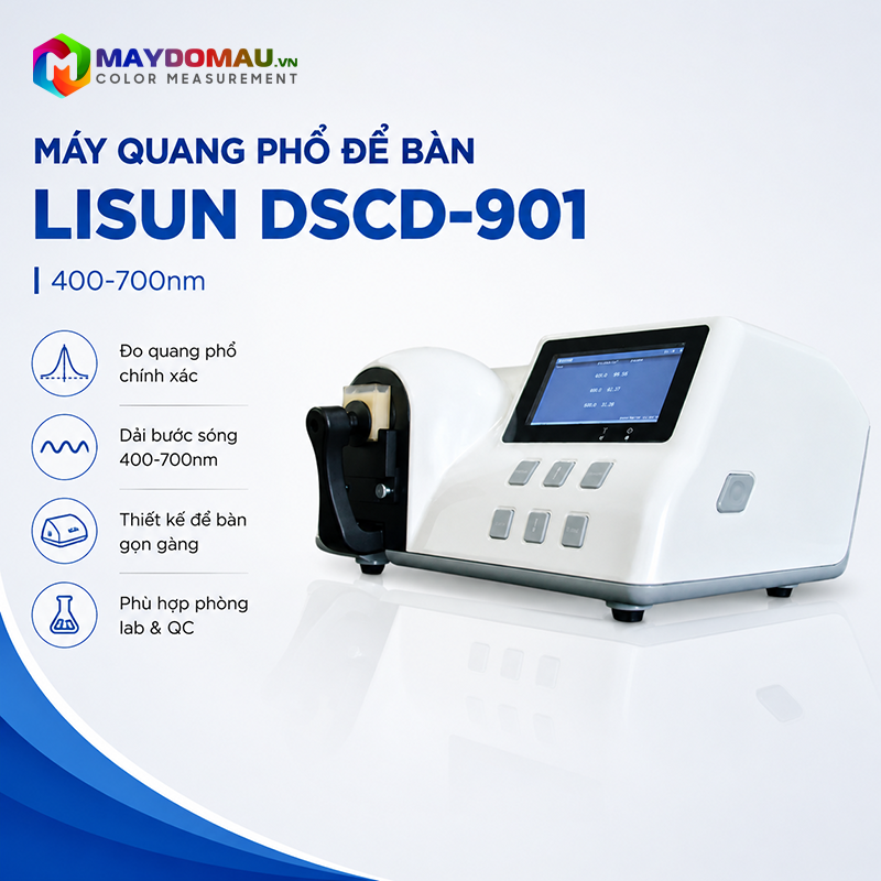 Lisun DSCD-901 Benchtop Spectrophotometer (400-700nm) 9 may quang pho de ban lisun dscd 901 400 700nm