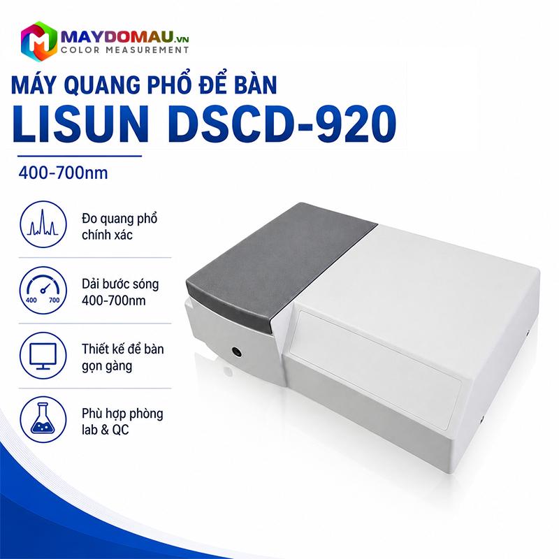 Lisun DSCD-920 Benchtop Spectrophotometer (400-700nm) 8 may quang pho de ban lisun dscd 920 400 700nm 6c96fe71