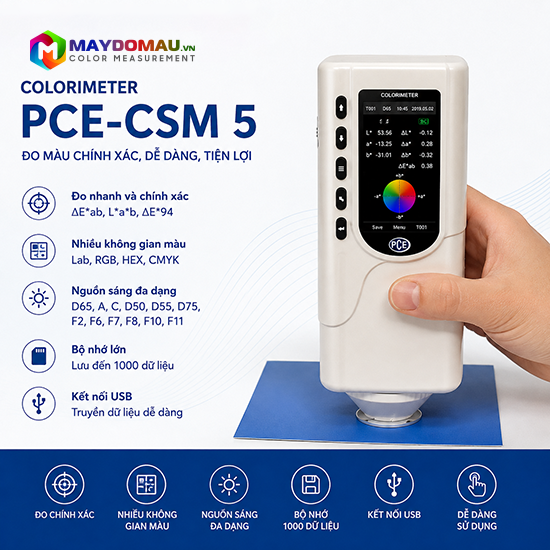 Máy Đo Màu PCE CSM 5 6 Máy Đo Màu PCE CSM 5 - Ảnh 4