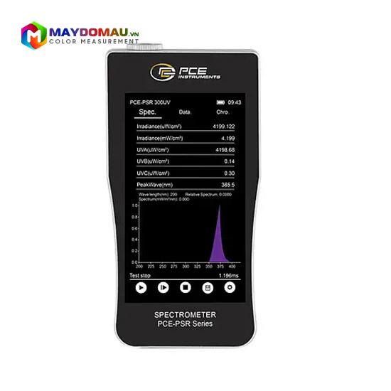 Quang Phổ Kế PCE PSR 300UV (0.1~500000 µW/cm²; 0.001 µW/cm²) 3 Quang Phổ Kế PCE PSR 300UV (0.1~500000 µW/cm²; 0.001 µW/cm²)